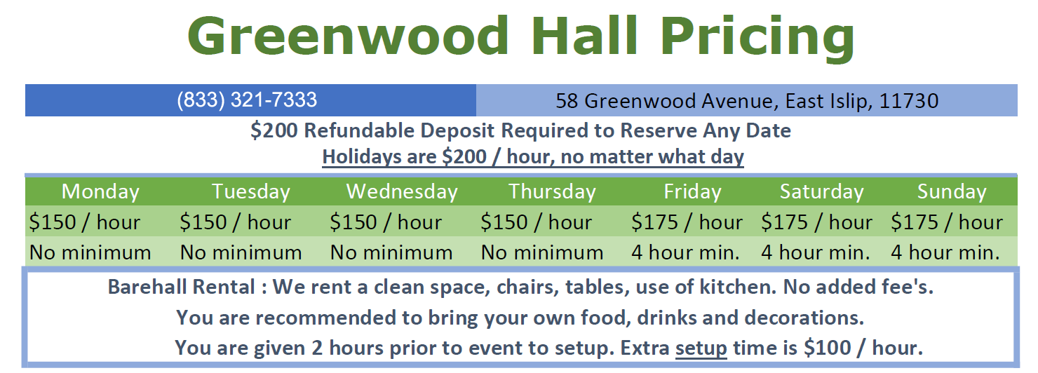 Wedding - Catering Hall